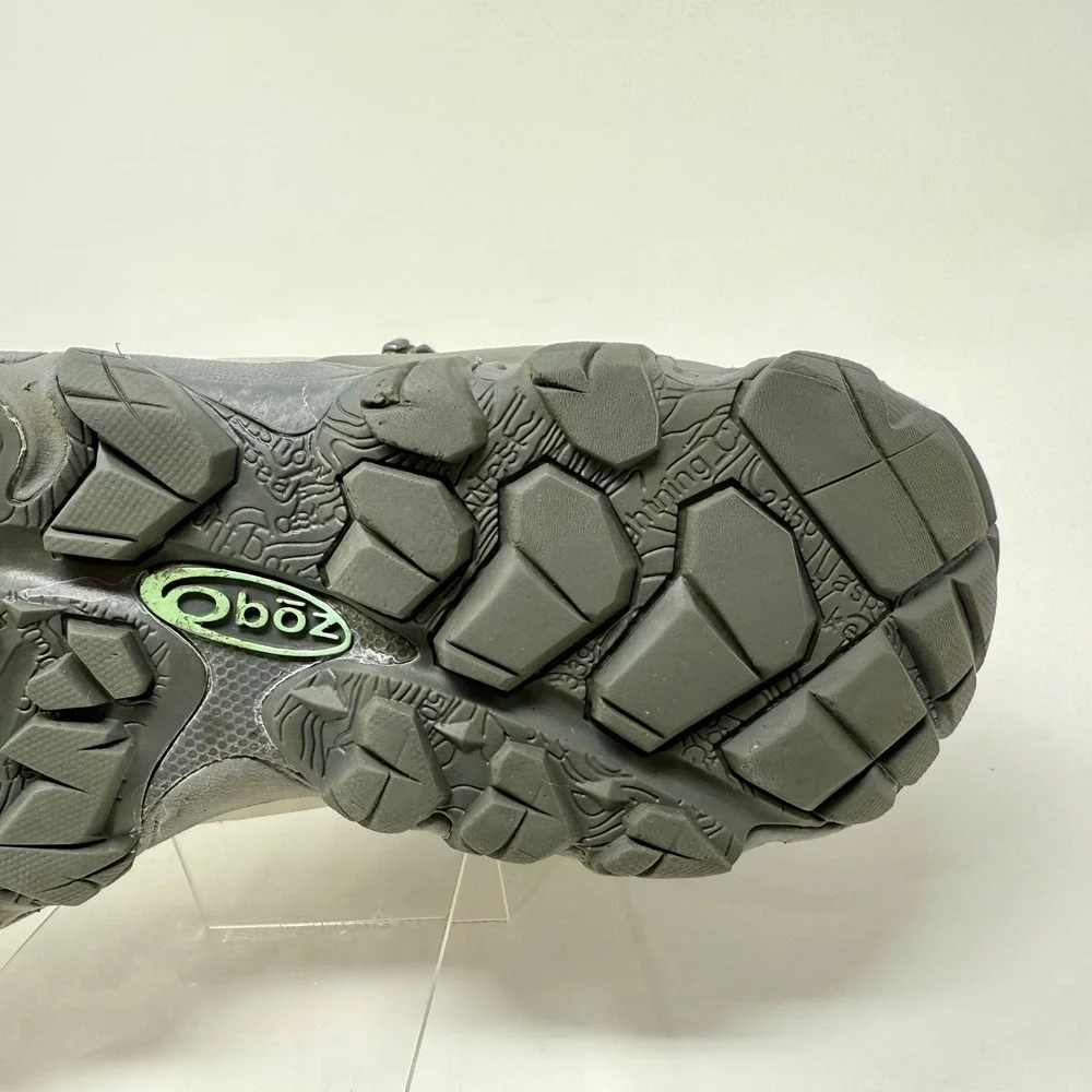Oboz Premium‎ Bridger Mid Hiking Boots Waterproof Leather Grey Women's Size 11